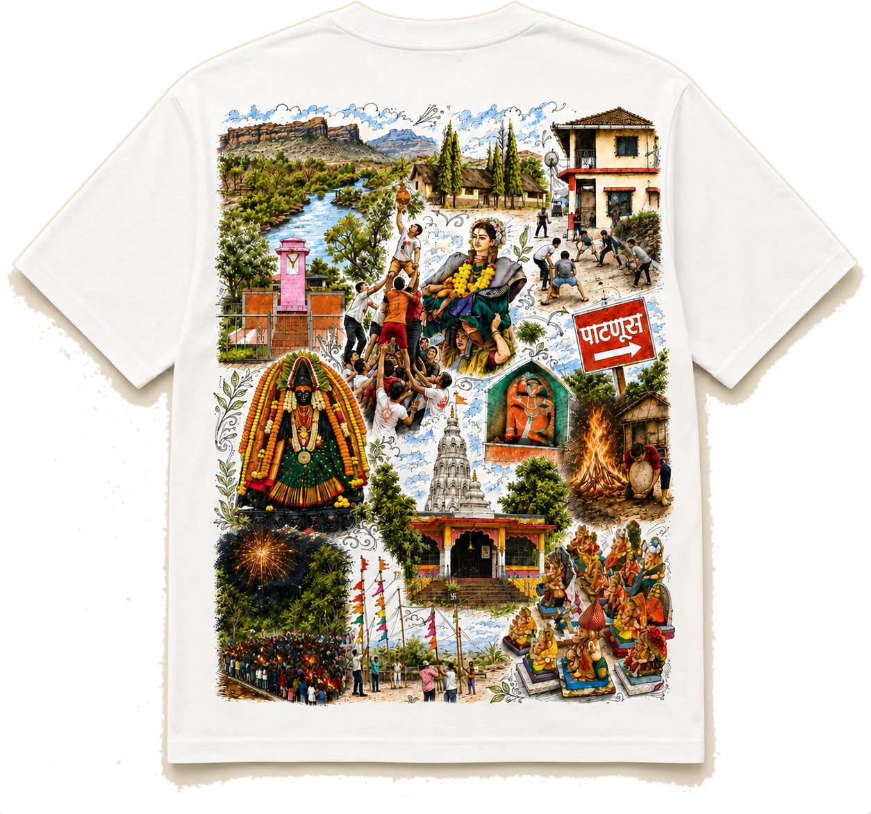 Aapla Patnus T-shirt, back print